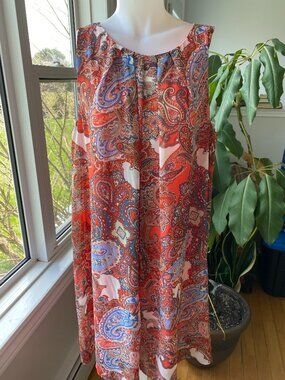 Jessica Howard colorful paisley print Sundress